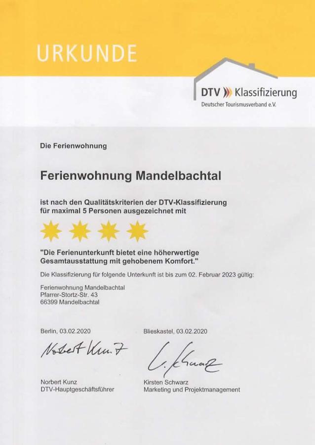 Ferienwohnung Kempf Mandelbachtal Ommersheim Exterior foto